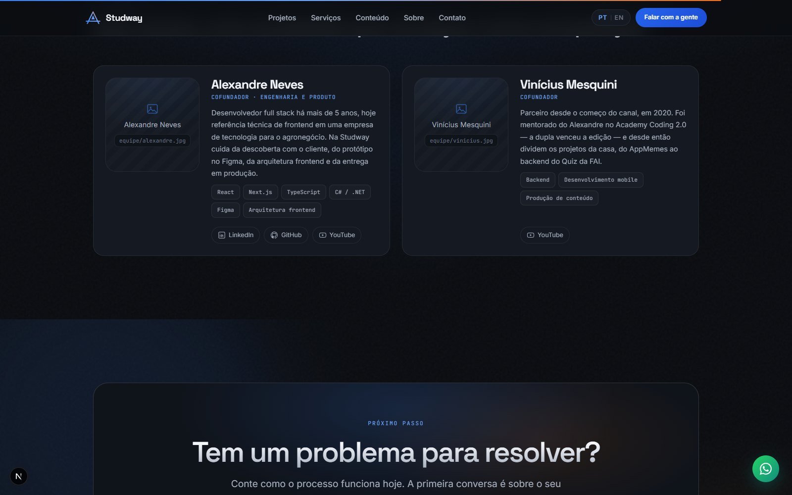Os dois sócios